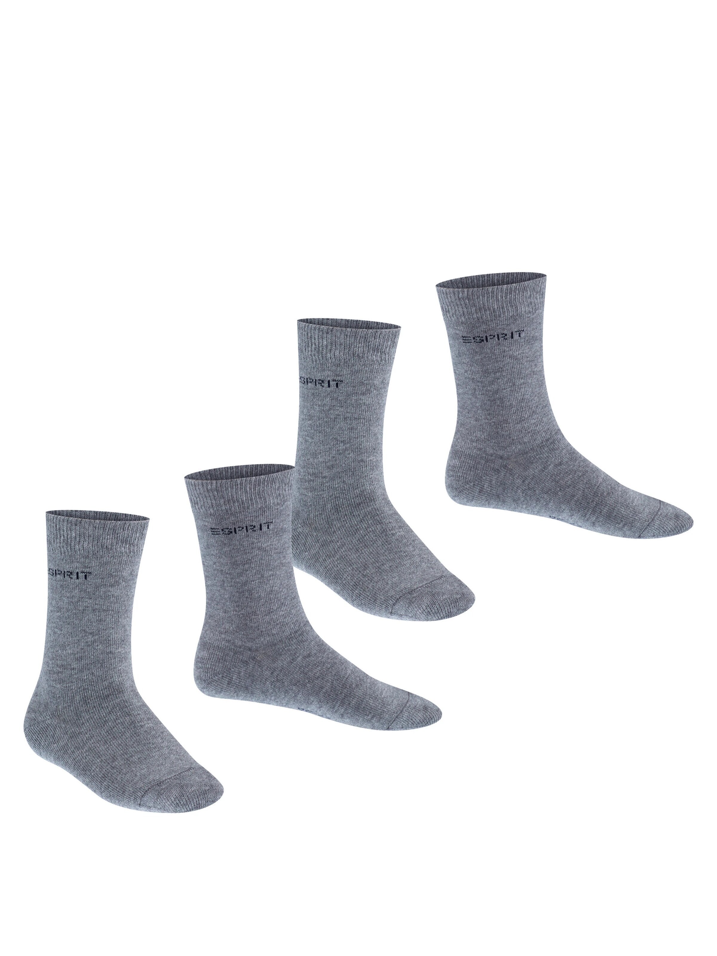 ESPRIT Socken 'Foot Logo 2-Pack'‌‌‌‌‌‌ in Grau