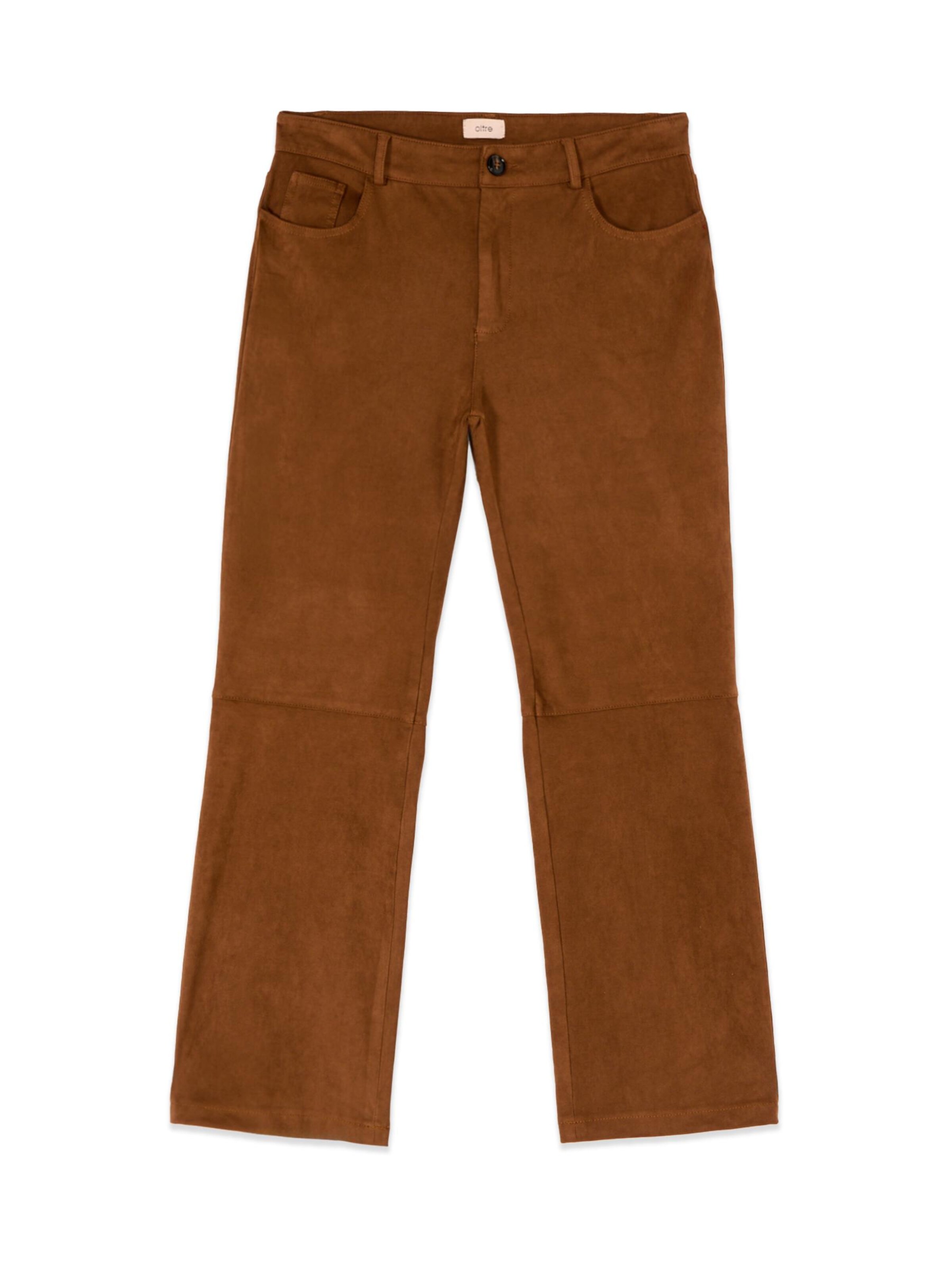 regular Pantaloni di oltre in marrone: frontale