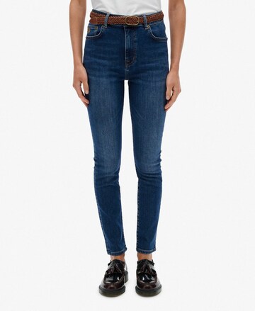 Skinny Jean Superdry en bleu : devant