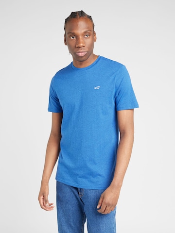 T-Shirt HOLLISTER en bleu : devant