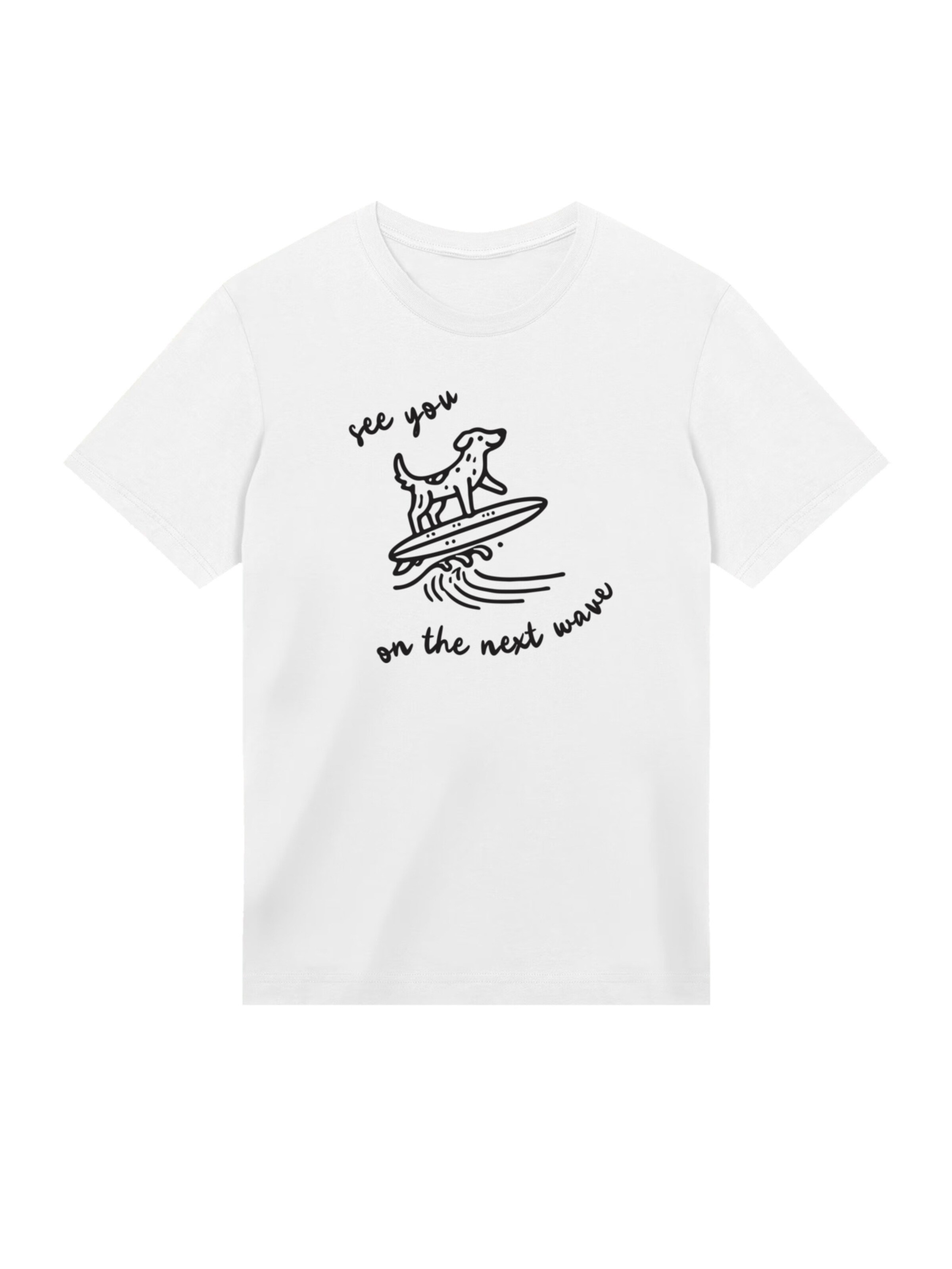 F4NT4STIC T-Shirt 'See You On The Next Wave' in Weiß: Vorderseite