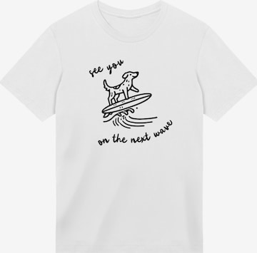 F4NT4STIC T-Shirt 'See You On The Next Wave' in Weiß: Vorderseite