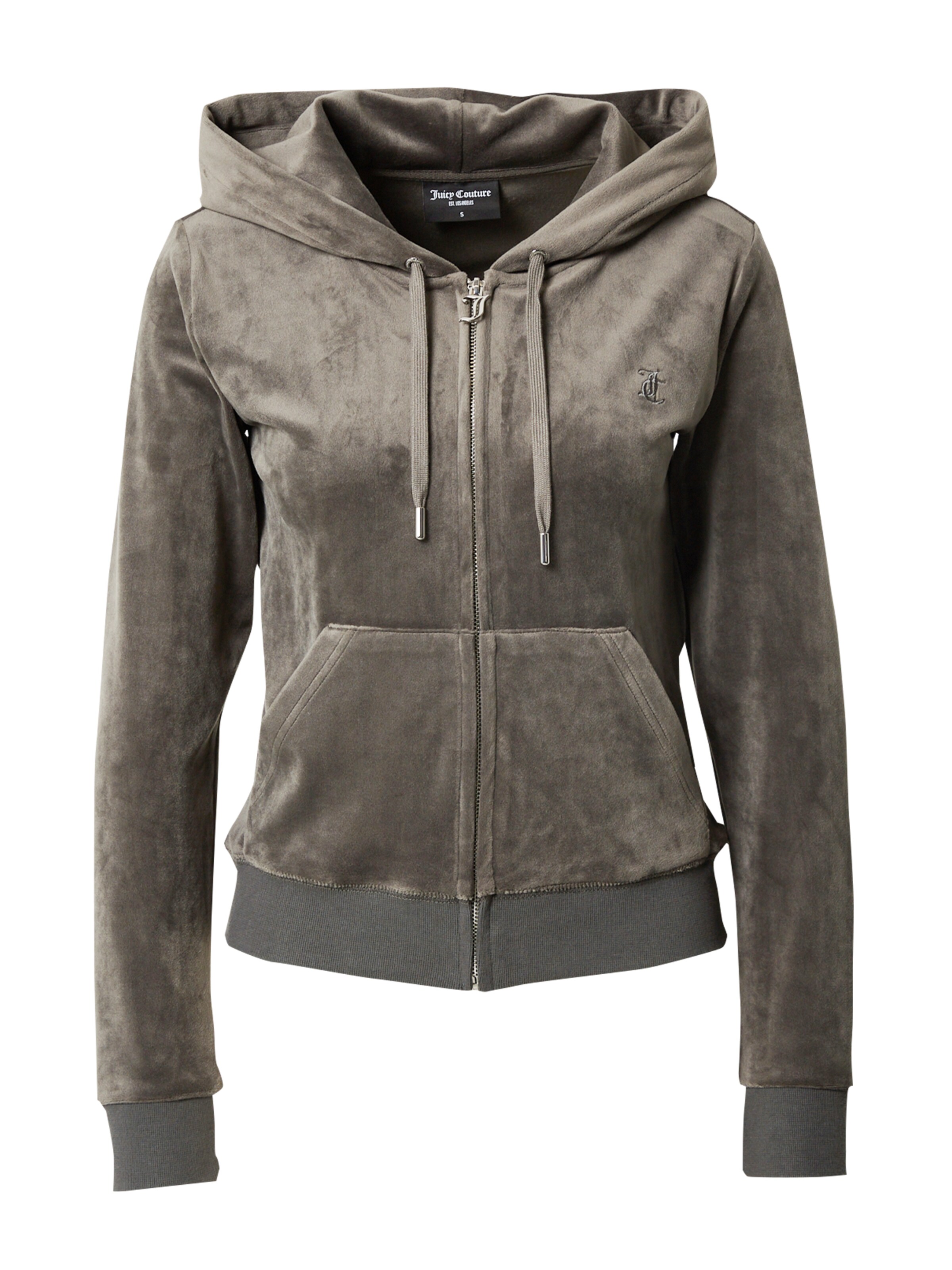 Juicy Couture Mikina 'Robertson' – šedá: přední strana