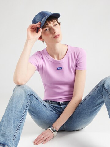 HUGO Shirt 'Easy' in Pink: front