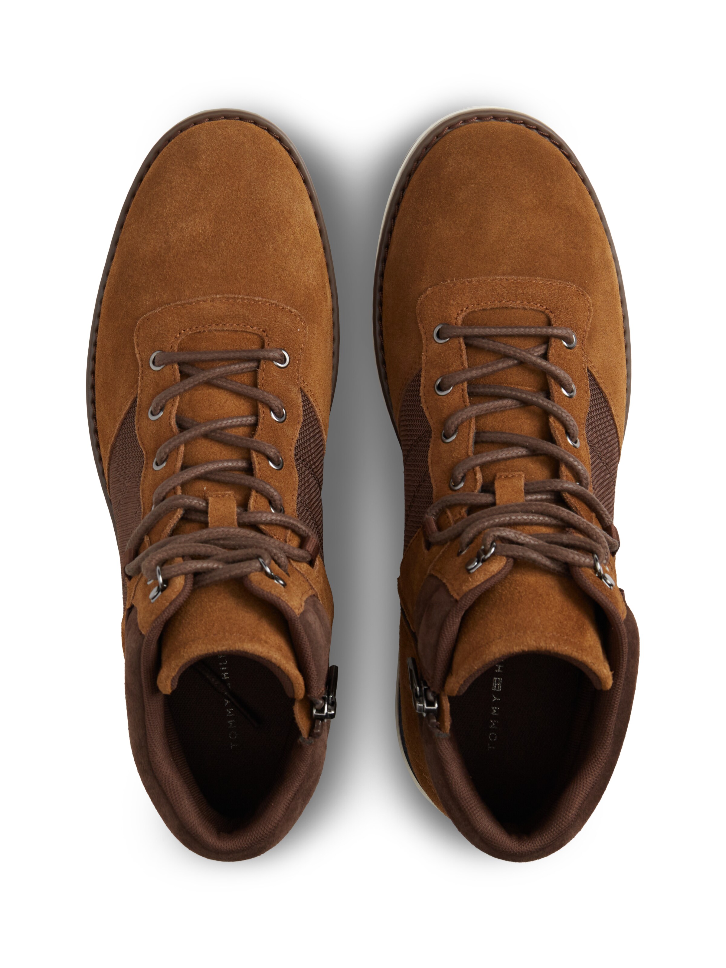 TOMMY HILFIGER Veterboots 'Corporate' in Bruin