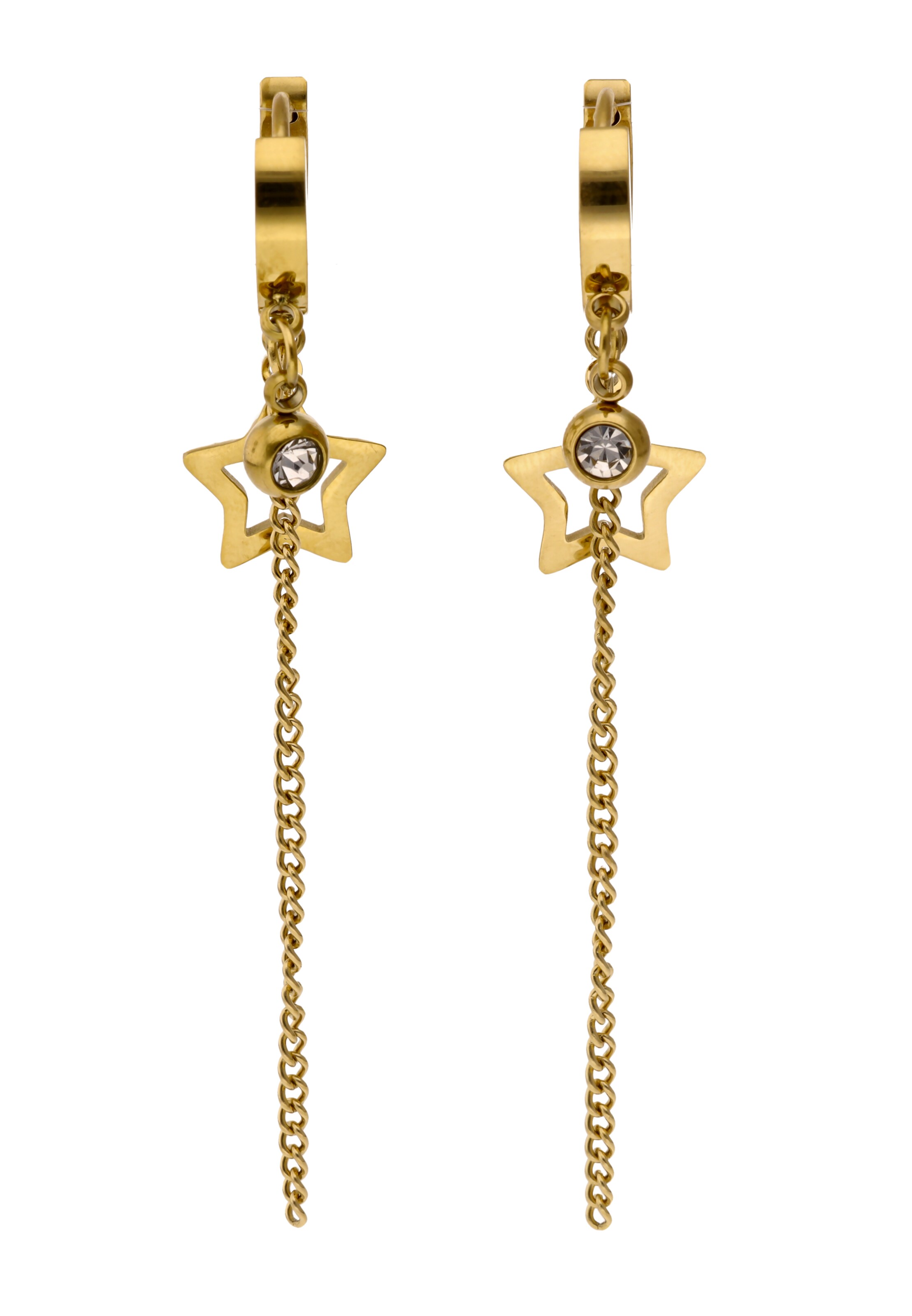 myMo at night - Pendientes en oro: frente