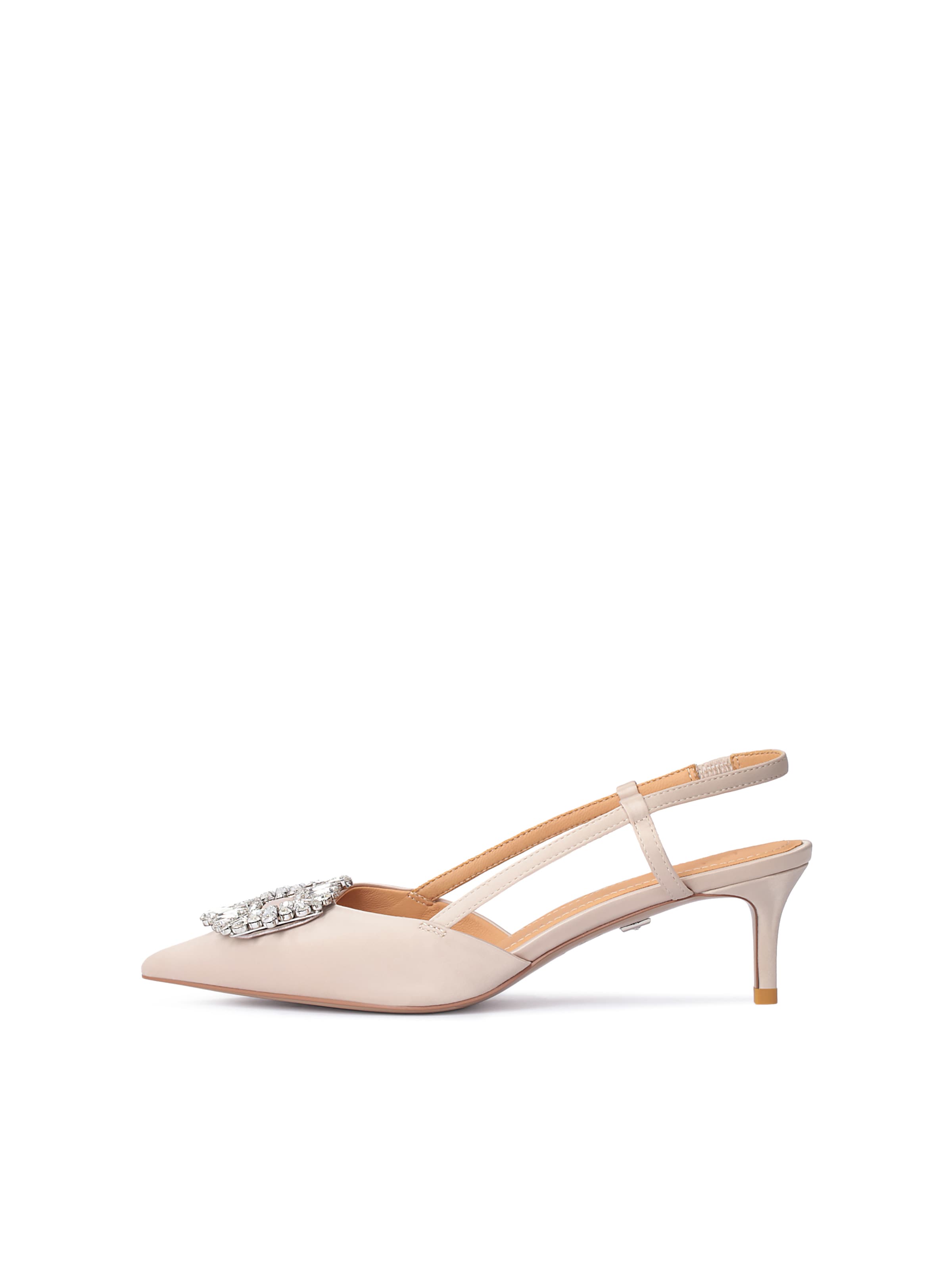 Kazar Pumps in Beige: front
