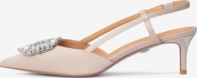 Kazar Pumps in de kleur Lichtbeige / Zilver, Productweergave