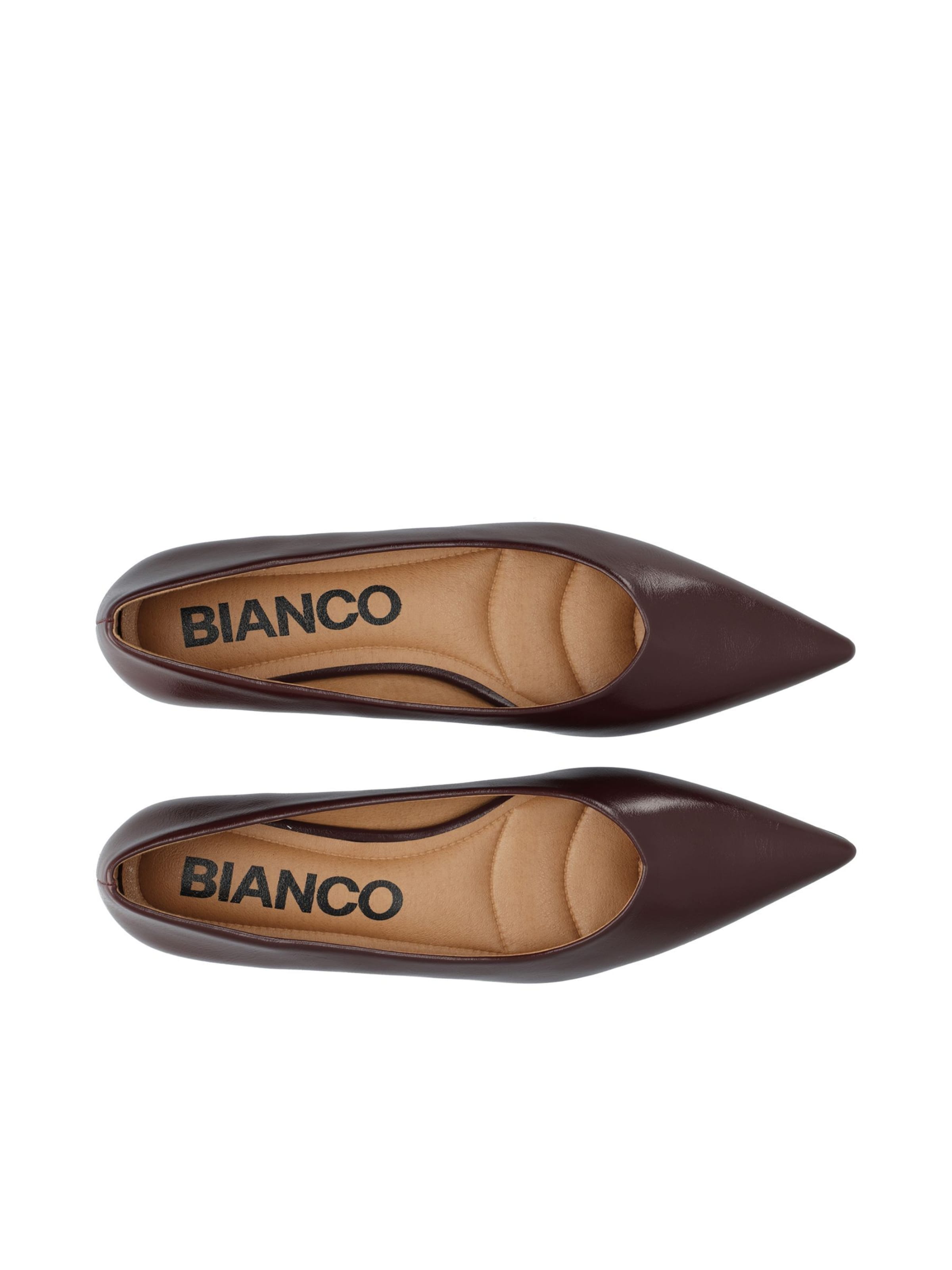 Ballerines 'Bari' Bianco en rouge