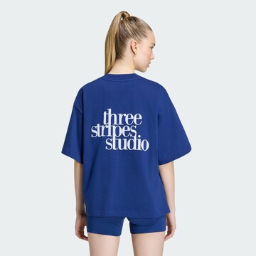 ADIDAS SPORTSWEARTehnička sportska majica 'Studio' - plava boja