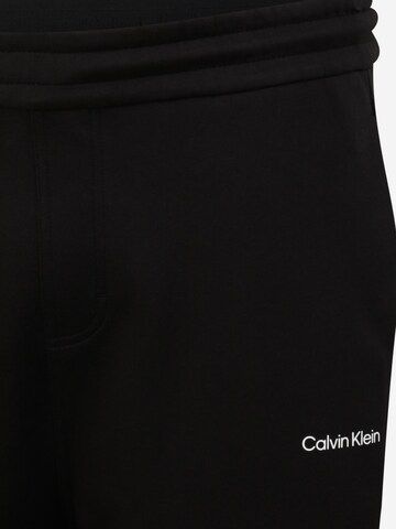 Calvin Klein Big & Tall Tapered Παντελόνι σε μαύρο