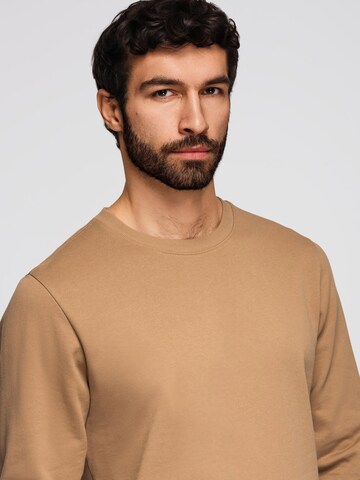 Sweat-shirt 'OM-SSBN-0271' Ombre en marron