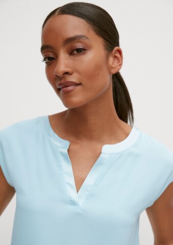 COMMA Blouse in Blauw