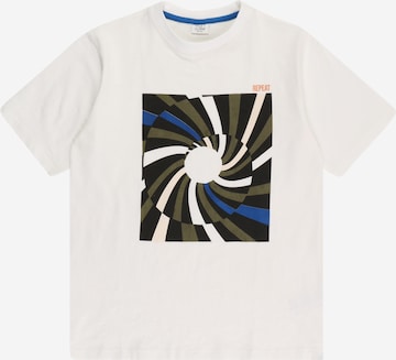 Hust & Claire T-shirt 'Anskil' i vit: framsida