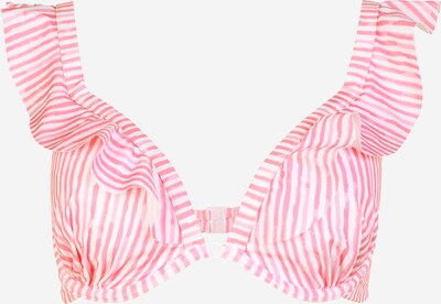 Hunkemöller Bikini augšdaļa 'JULIA', krāsa - rozā / balts, Preces skats