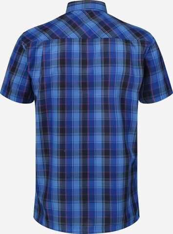 REGATTA Regular fit Athletic Button Up Shirt 'Kalambo IV' in Blue
