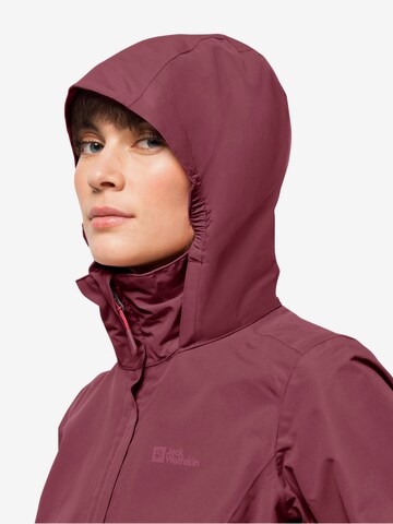 JACK WOLFSKIN Outdoorjacke 'Stormy Point' in Rot