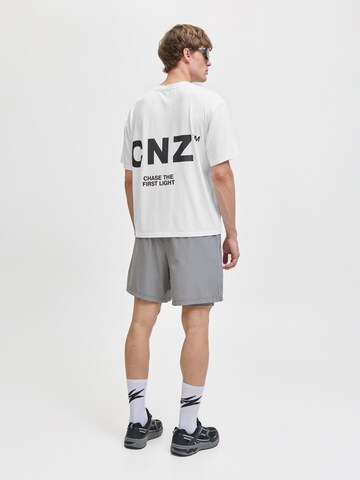 balta JACK & JONES Marškinėliai 'JCOCNZ BERLIN': priekis