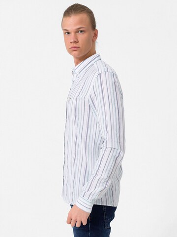 Regular fit Cămașă de la By Diess Collection pe alb
