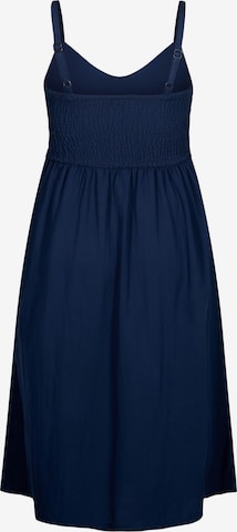 Zizzi Kleid 'VMACY' in Blau: predná strana