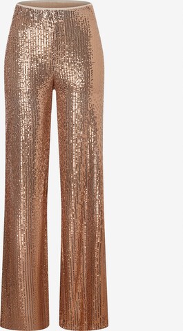 Ana Alcazar Flared Pants 'Paalo' in Gold: front