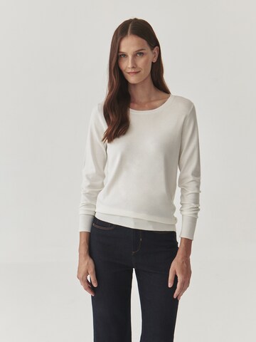 TATUUM - Pullover 'TESSINI' em branco: frente