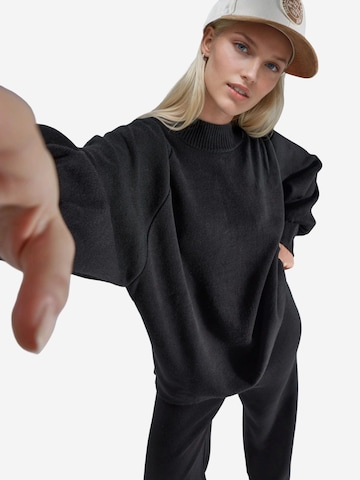 My fashion Hausanzug 'Strick-Koordinaten'‌‌‌ in Schwarz
