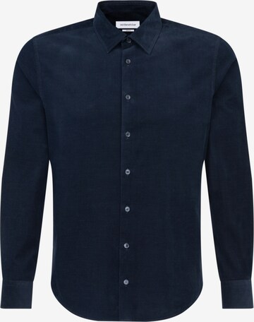 SEIDENSTICKER Regular fit Button Up Shirt in Blue: front