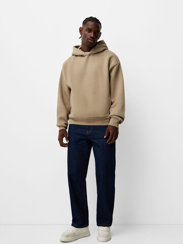 Bershka Sweatshirt in Beige