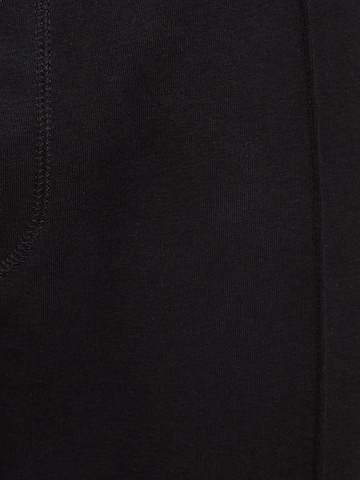 Bershka Lużny krój Spodnie w kant w kolorze czarny