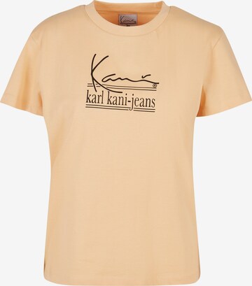 T-shirt Karl Kani en orange : devant