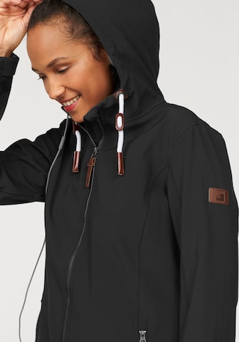 OCEAN SPORTSWEAR Athletic Jacket in Black: front