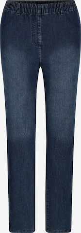 MIAMODA Skinny Pants in Blue: front