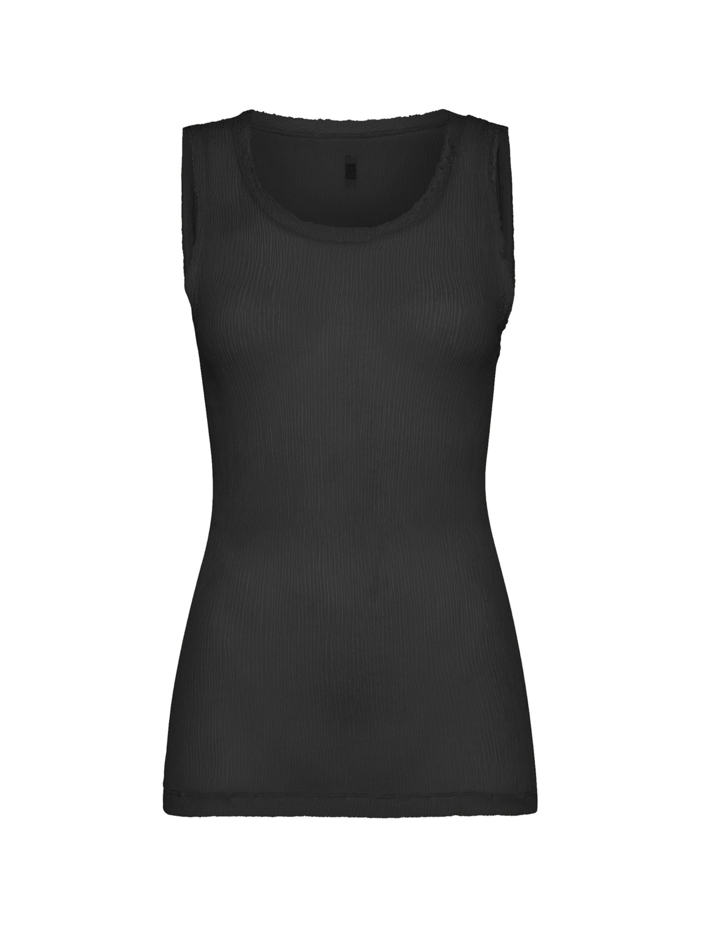 DEHA Top in Schwarz: Vorderseite