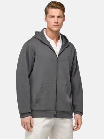Boggi Milano Sweatjacke in Grau: Vorderseite