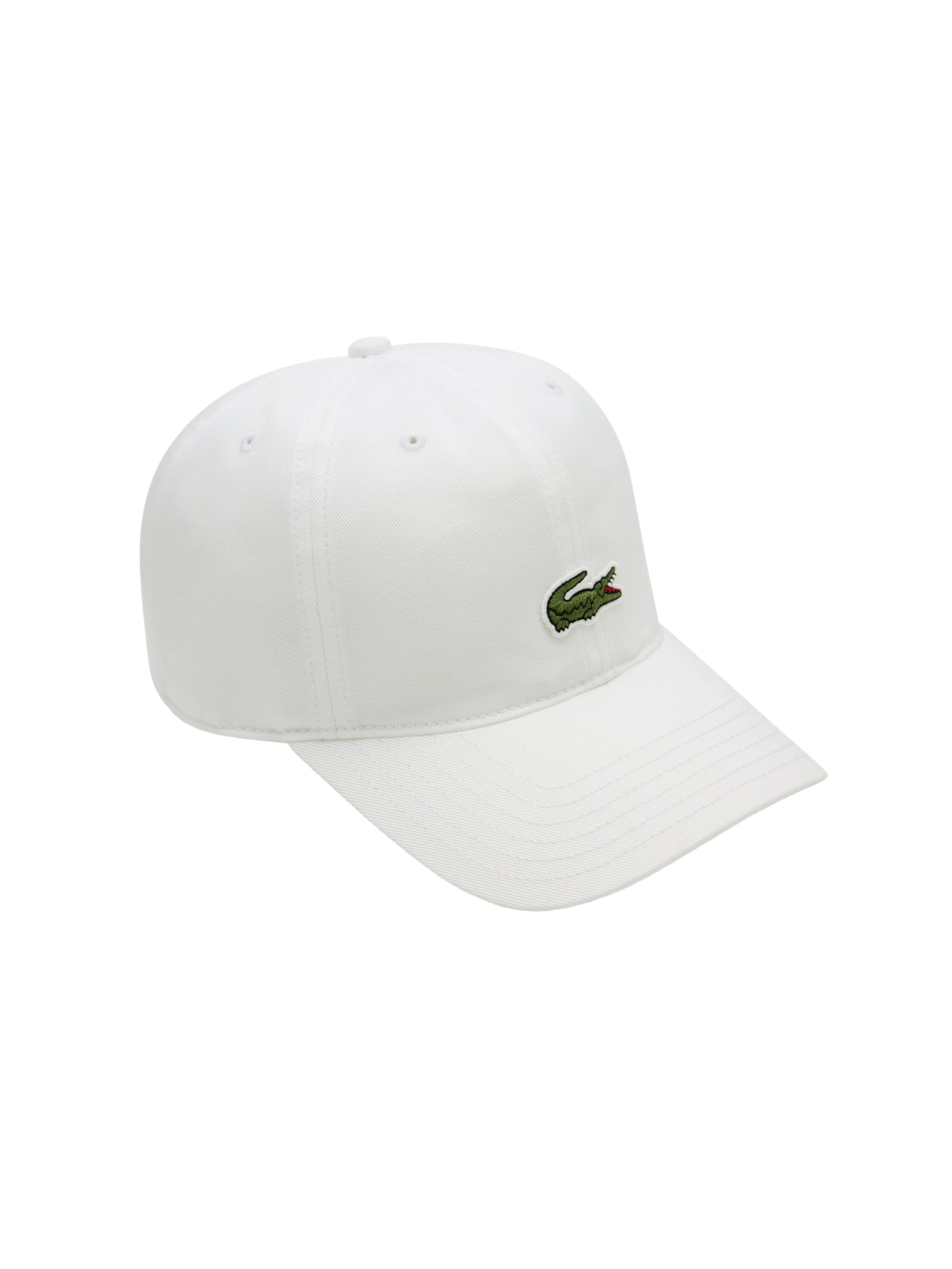 Chapeau 'Croc' LACOSTE en blanc : devant