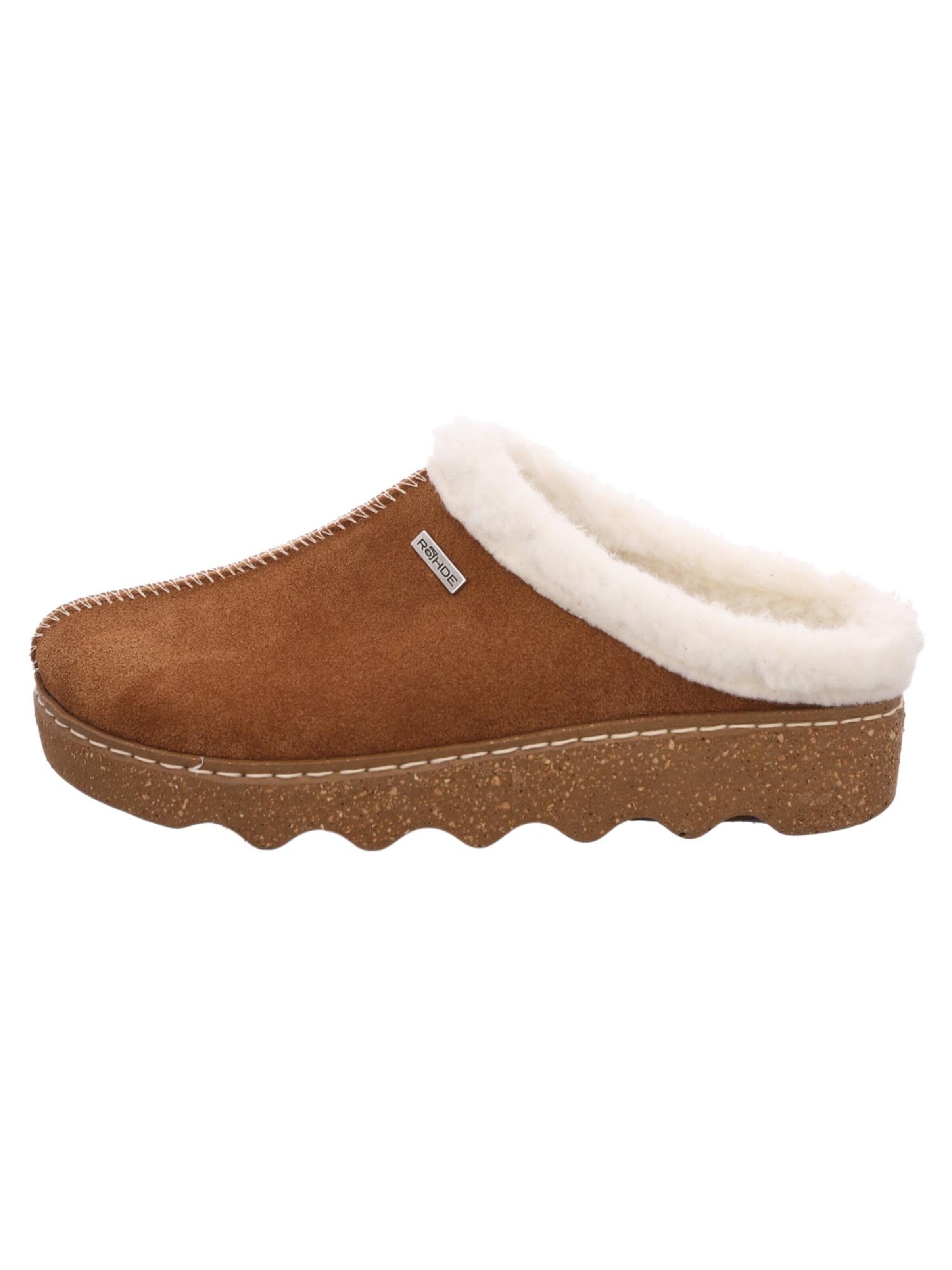 ROHDE Huisschoenen 'Foggia-D' in Beige: voorkant