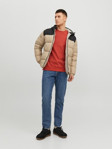 JACK & JONES Between-season jacket 'Toby' in Beige