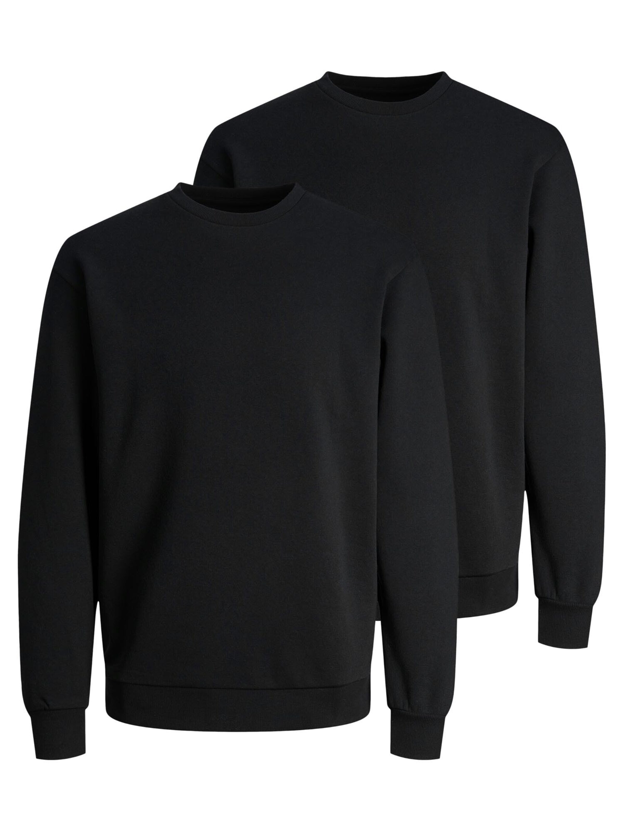 JACK & JONES Sweatshirt 'Bradley'‌‌‌‌‌‌ in Schwarz: Vorderseite