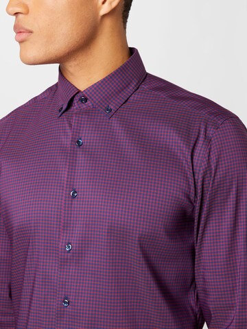 ETERNA Přiléhavý střih Košile – fialová