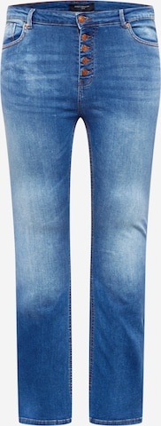 ONLY Carmakoma Flared Jeans 'Laola' in Blauw: voorkant