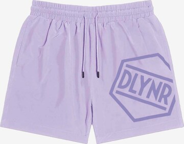 Shorts de bain DOLLY NOIRE en violet : devant