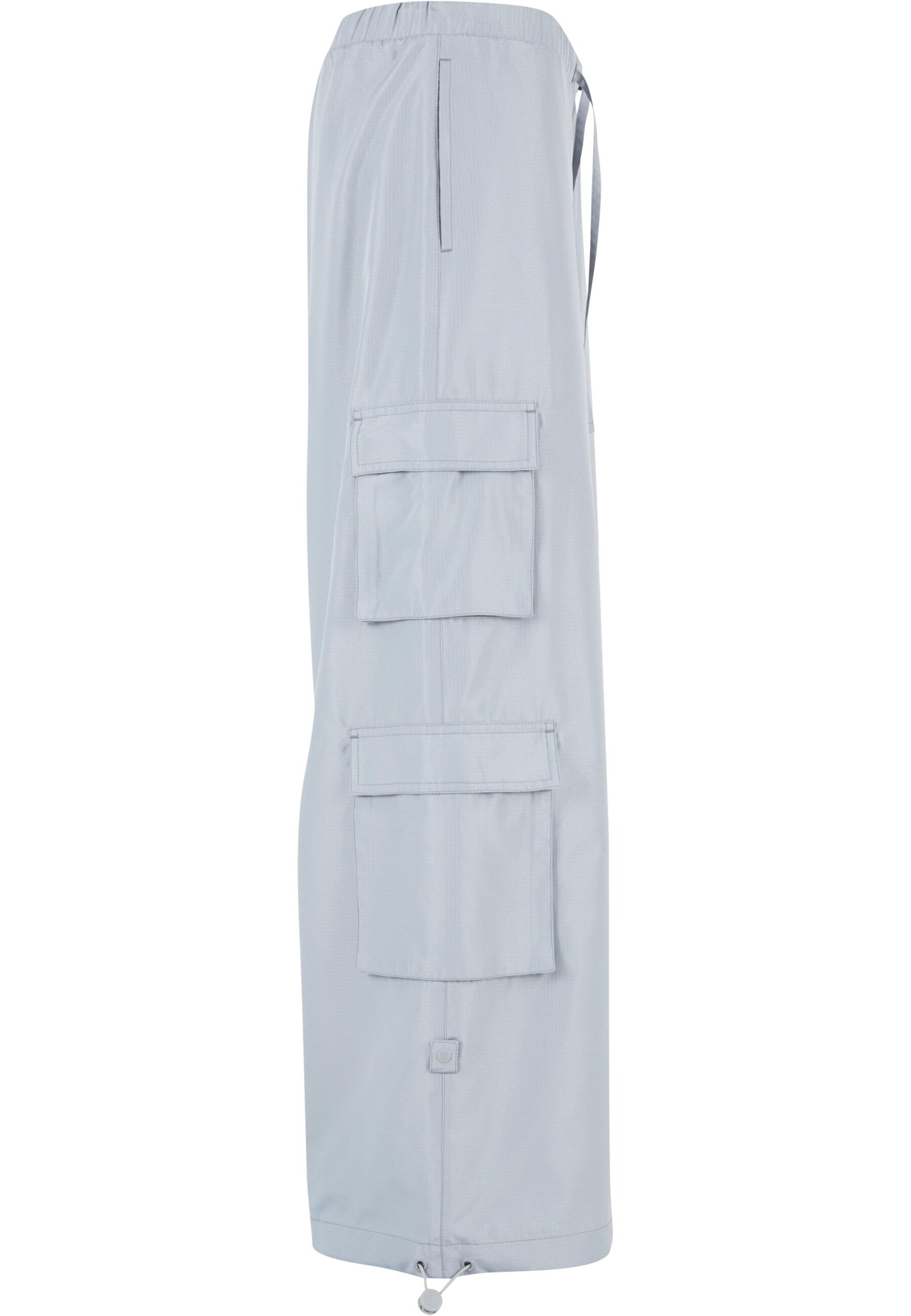 Urban Classics Wide leg Cargobyxa i grå