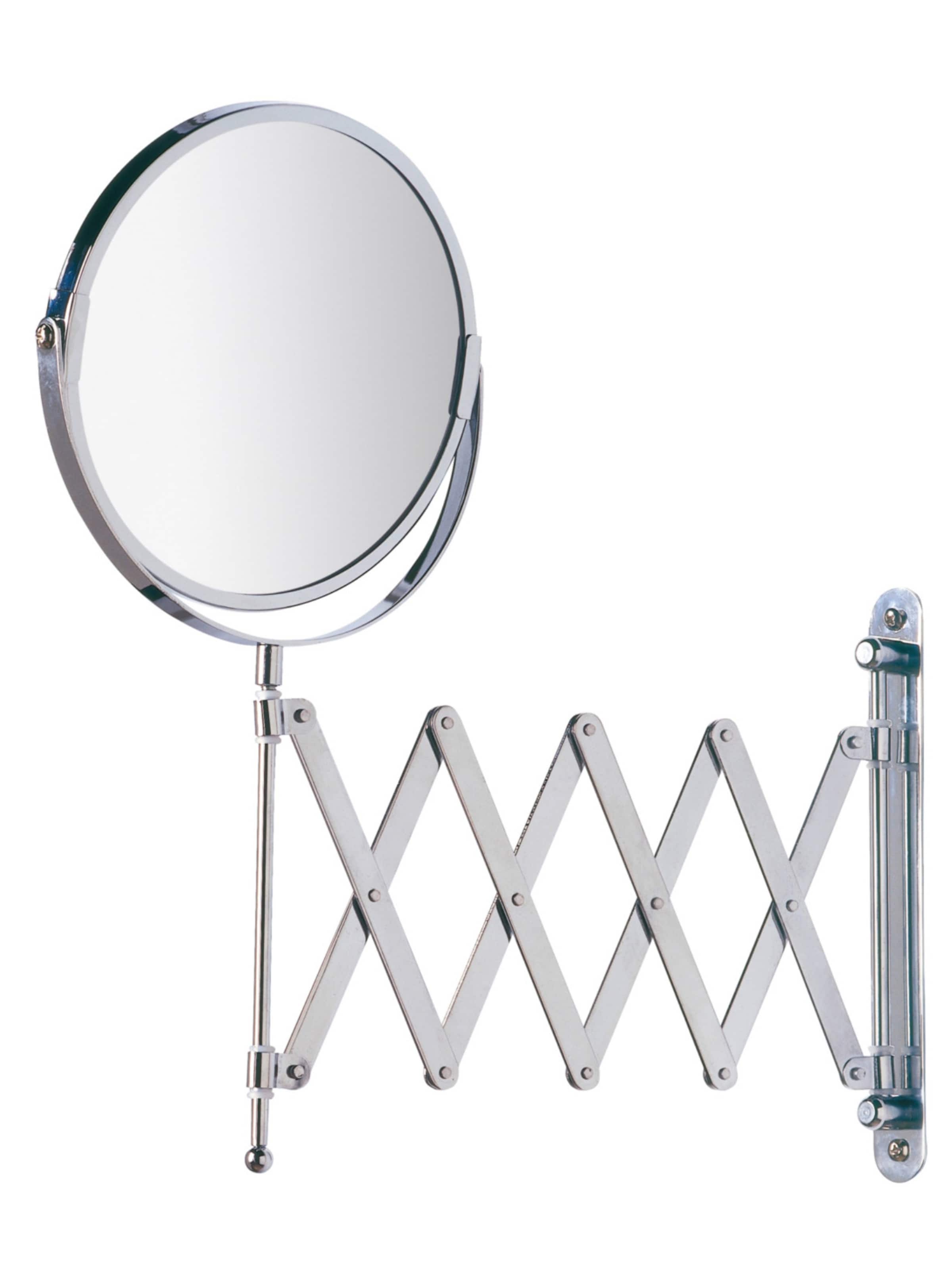 Wenko Cosmetic Mirror in Silver: front