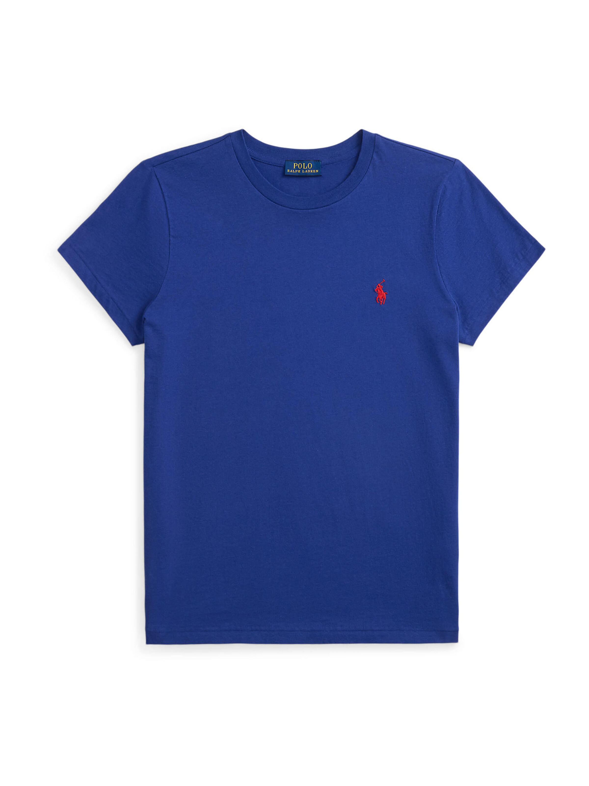 Tricou de la Polo Ralph Lauren pe albastru: față