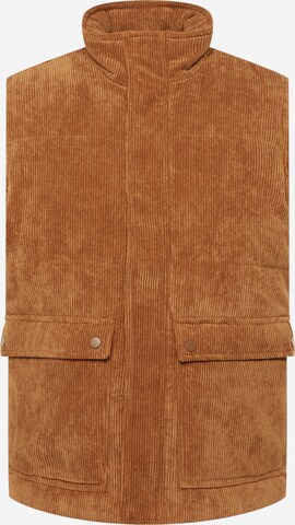 Gilet 'Cash' Only & Sons en marron : devant