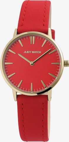 Just Watch Analog Watch 'Lilly, 3 ATM' in Red: front