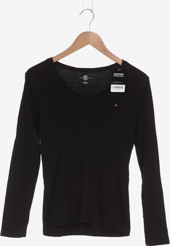 TOMMY HILFIGER Langarmshirt L in Schwarz: predná strana