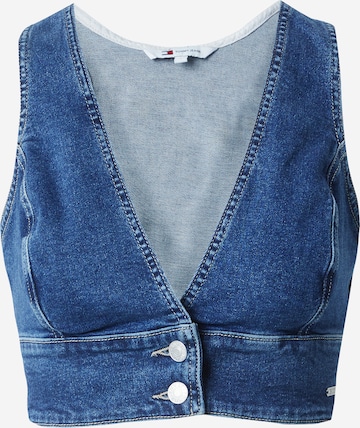Tommy JeansTop - plava boja: prednji dio