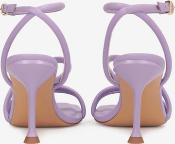 Kazar Studio Sandały z rzemykami w kolorze fioletowy